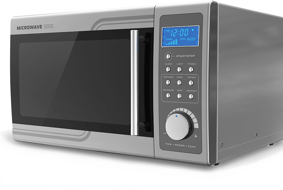 Silver Microwave